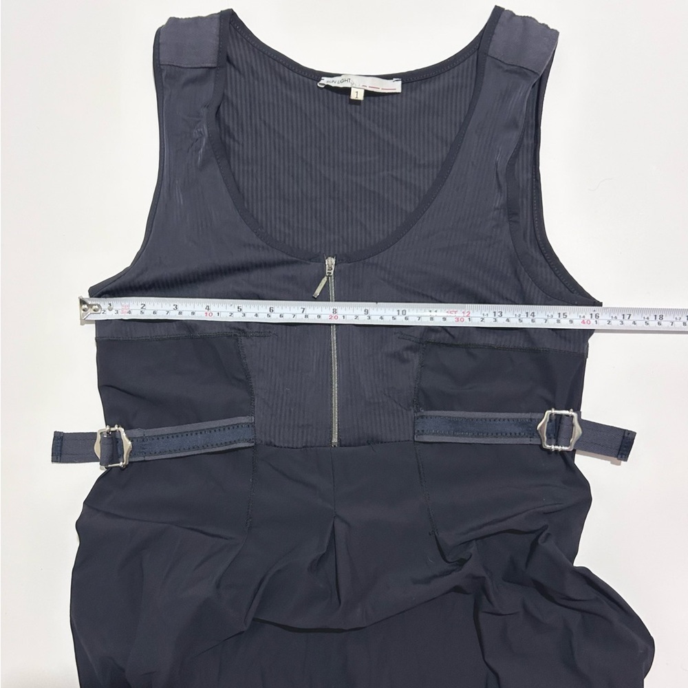 SUNLIGHT PARIS stretch sleeveless dress navy blue - Picture 5 of 8